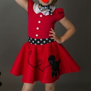Sock hop dance costume